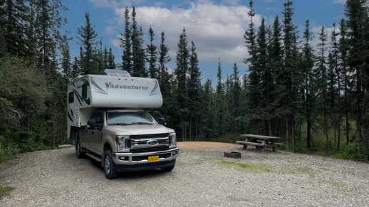 Truck Camper 4x4 Gold